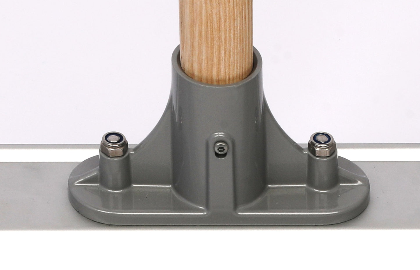 Griffhalter aus Alu Druckguss stabil RAL9006