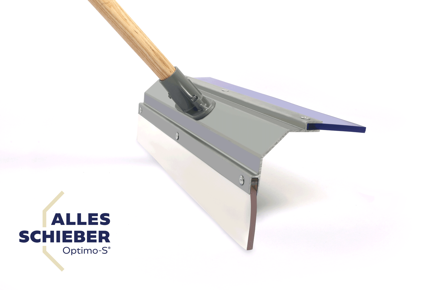 Allesschieber Pro 50cm breit; Holz Stiel 150cm