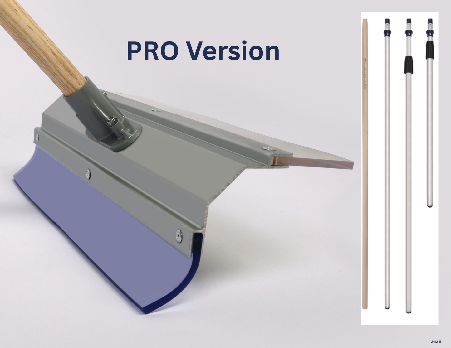 Allesschieber Pro 60cm breit; Holz Stiel 150cm