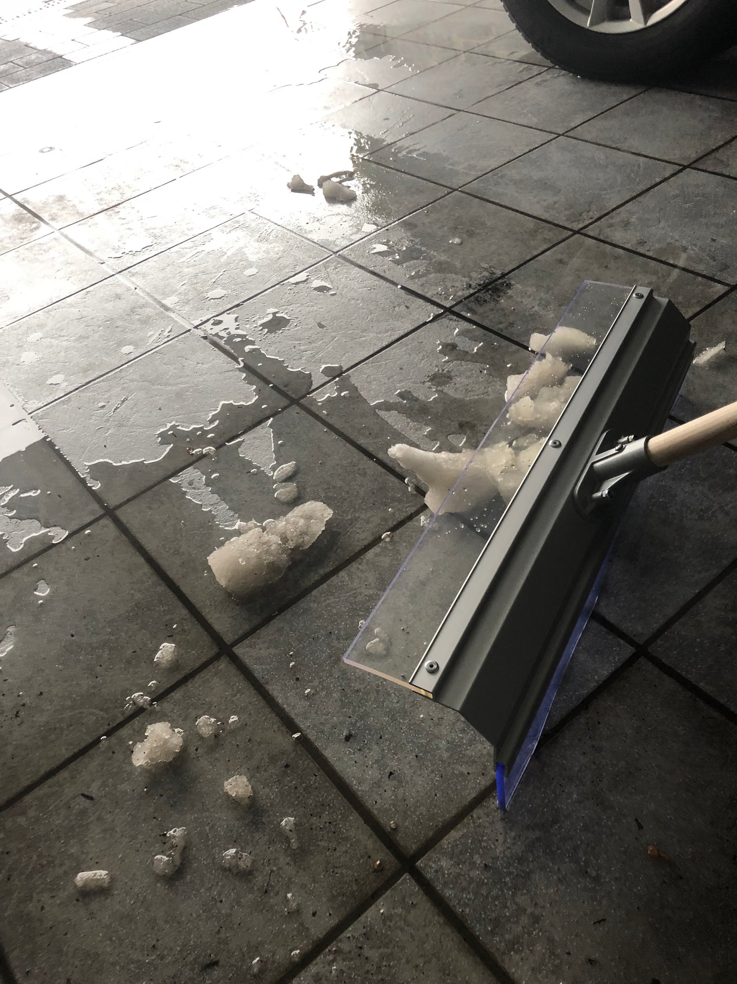 Allesschieber Pro 70cm breit; Holz Stiel 150cm